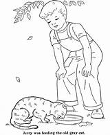 Coloring Pages Boys Cat Kids Boy Printable Kitten Colouring Sheets Kid Kittens Feeding Different Activity Show Animal Color Young Print sketch template