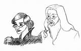 Dumbledore Mcgonagall Albus Minerva Sketch Anita Garbo Deviantart Drawings Favourites Add sketch template
