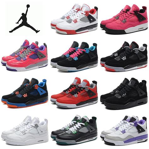 nike air jordan  retro basketball shoes women cheap jordans iv aj