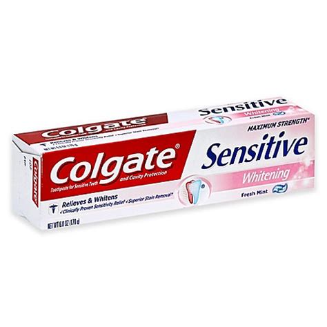 colgate  oz sensitive maximum strength whitening toothpaste www
