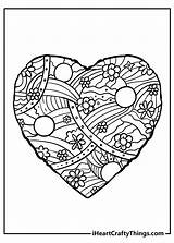 Heart Iheartcraftythings Hearts Sheets sketch template