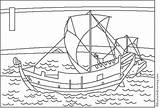 Hokusai Coloring Enchantedlearning Ship Pages Color Ships Paint Region Click Artists Shtml sketch template