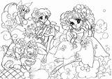 Coloring Fashion Lolita sketch template