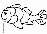 Coloring Fish Kinderart Pdf Print Size sketch template