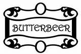 Butterbeer Beer Cricut sketch template