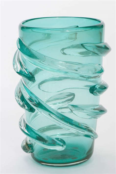 A Large Murano Glass Vase By Pino Signoretto At 1stdibs