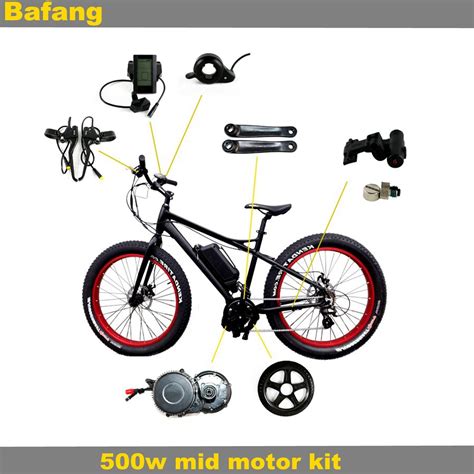 bafang mid drive electric bike conversion kit  battery  choosen china electric