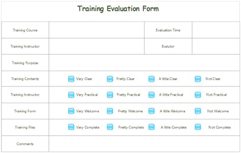 downloadable evaluation form examples