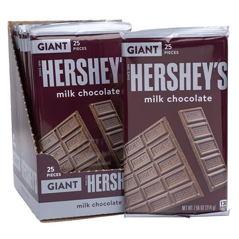 hersheys giant milk chocolate  oz bar nassau candy