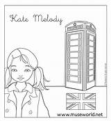 London Coloring Kate Pages Print Hellokids Color Drawings 73kb sketch template