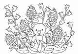 Bear Coloring Cub Vectors sketch template