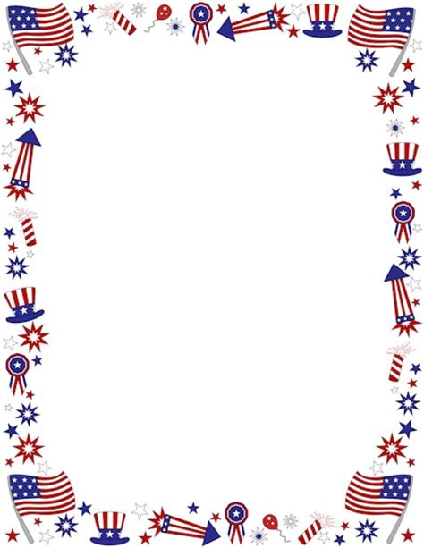 patriotic letterhead templates  flag stationary letterhead