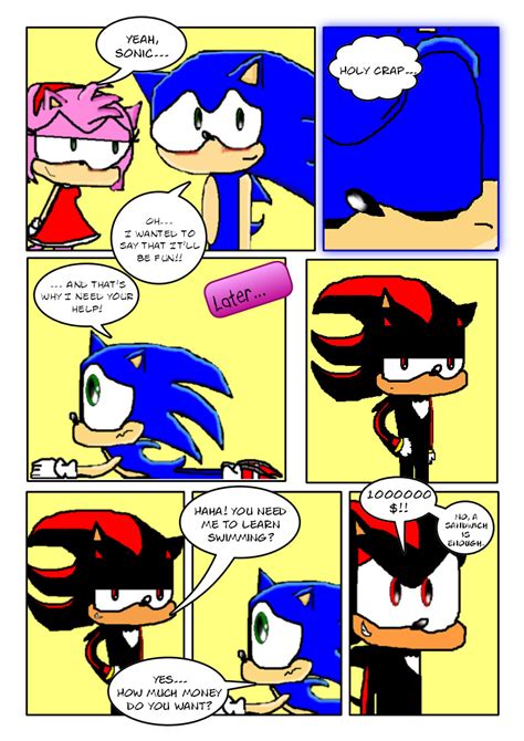 Sonic S Swim Lesson Comic Pg 3 By Sonicscrazylifecomic On