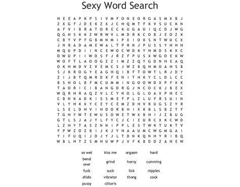 Naughty Word Search Night Wordmint