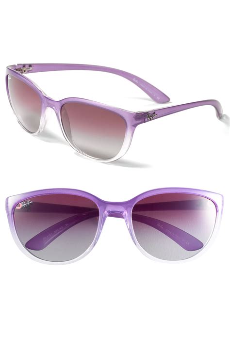 Ray Ban Cats Eye Sunglasses In Purple Purple Gradient Lyst