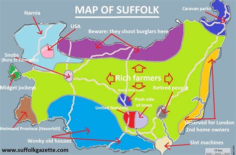 realistic  map  suffolk boosts tourism