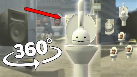 otamatone skibidi toilet finding challenge 360º vr video youtube