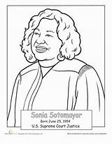Coloring Hispanic Sheets Printable Famous Sonia Sotomayor Heritage Month Pages Girl Power Hispanics History People Worksheets Americans Celebrate Worksheet Education sketch template
