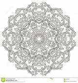 Uitstekend Decoratief Henna sketch template