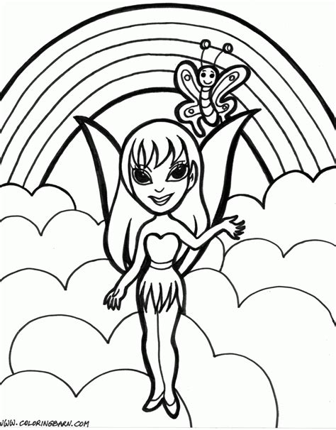 rainbow magic coloring pages