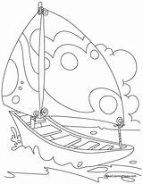 Coloring Yacht Pages Sea Kids Popular Library Clipart Color Sail Coloringhome sketch template
