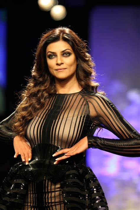 high quality bollywood celebrity pictures sushmita sen looks smoking hot on the ramp at lakme