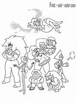 Steven Universe Coloring Pages Characters Color Printable Colouring Cartoon Gems Crystal Book Drawing Print Adult Books Drawings Draw Gemstones Choose sketch template