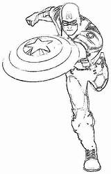 Captain America Pages Coloring Printable Color Print Getcolorings sketch template