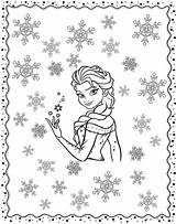 Coloring Frozen Pages Kids Adult Elsa Adults Snowflakes Winter Printable Disney Simple Childhood Original Inspired Middle Flakes Return Back Visit sketch template