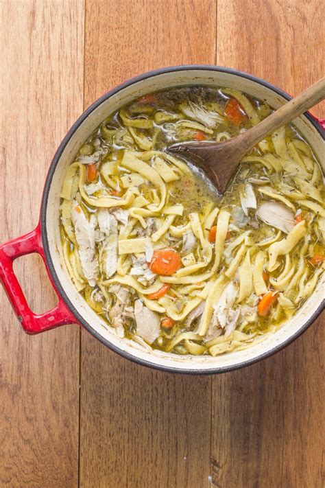 Chicken Noodle Soup From Scratch With Homemade Noodles Wholefully