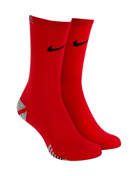 nike adult nike grip crew sock red life style sports