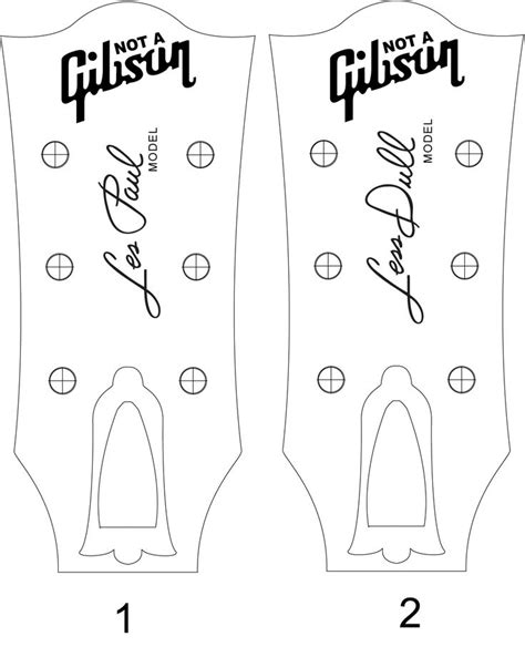 printable gibson headstock template actual size printable word searches