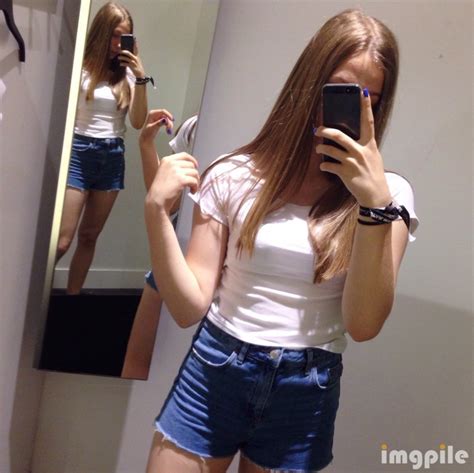 Beautiful Girl Taking Selfie In Dressing Room Imgpile