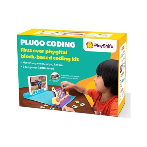 buy playshifu plugo coding coding starter kit  kids kit app