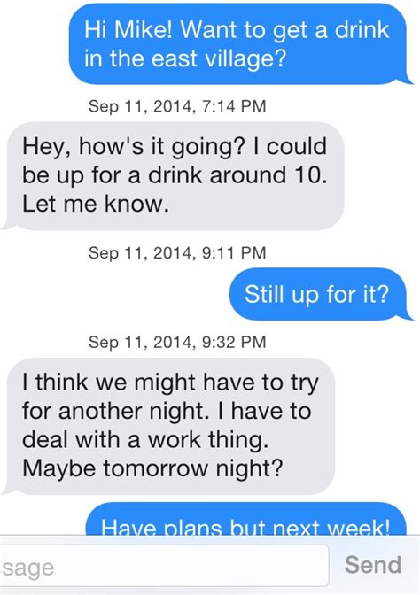 this is what happens when you ask out 10 men on tinder… in one night