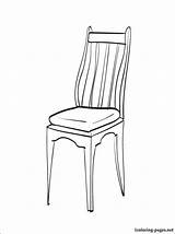 Chair Coloring Designlooter 6kb 750px sketch template