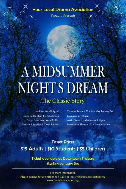Midsummer Night S Dream Poster