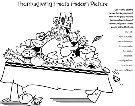 gambar awesome collection printable thanksgiving coloring pages