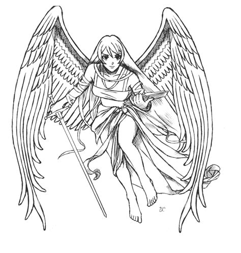 coloring pages angels