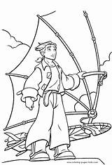 Coloring Pages Disney Treasure Planet Color Kids Printable Sheet Sheets Found sketch template