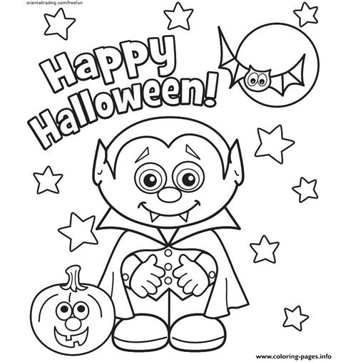 happy halloween coloring pages printable