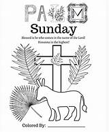 Palm Sunday Coloring Pg April Comment Leave Posted Size sketch template