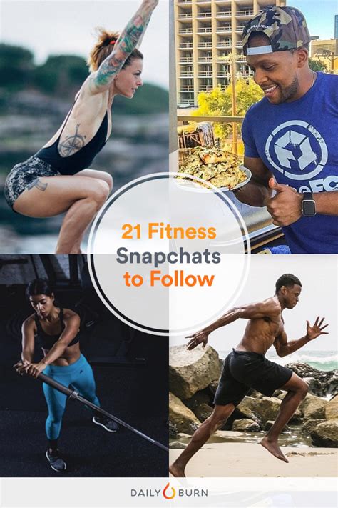 the 21 best fitness snapchats to follow