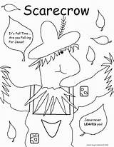 Lessons Lesson Preschool Scarecrow Sukarame sketch template