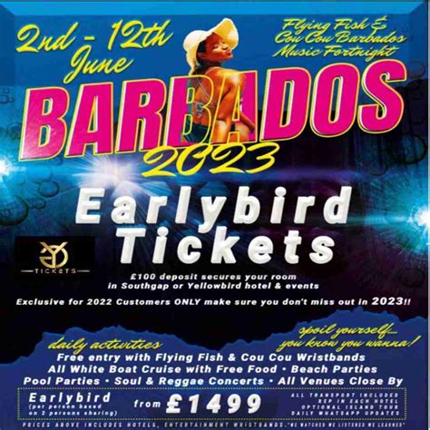 Barbados 2023 Access Uk Tickets