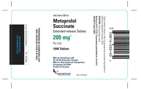 ndc   metoprolol succinate metoprolol succinate