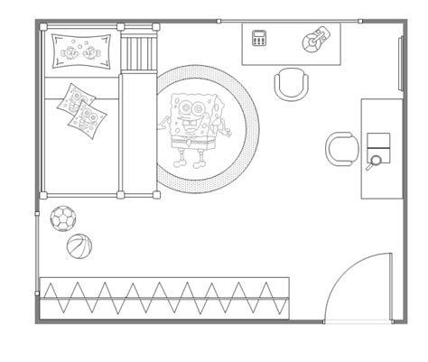 bedroom floor plan template floorplansclick