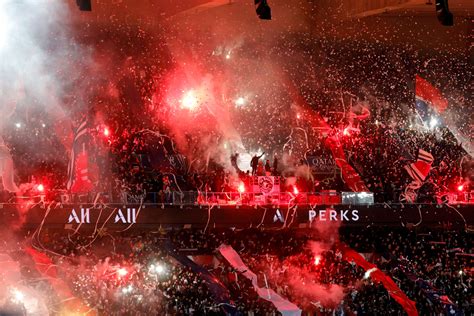 video psg ultras toss confetti   air  create incredible pre match atmosphere psg talk