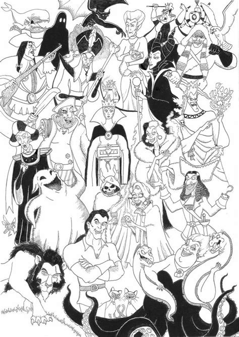 disney villains coloring pages disney villains compilation