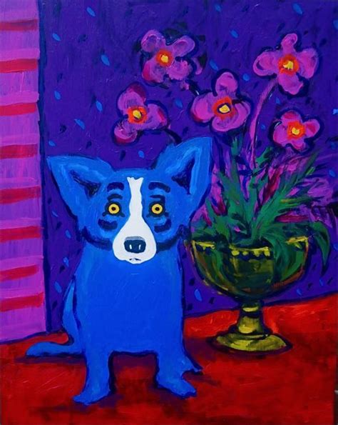 musings   artists wife blue dog speaks blue dog art blue dog painting blue art